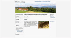 Desktop Screenshot of oberhamberg.de